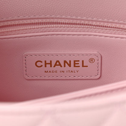 Chanel Caviar Quilted Mini Coco Handle Flap Light Pink 6 of 9