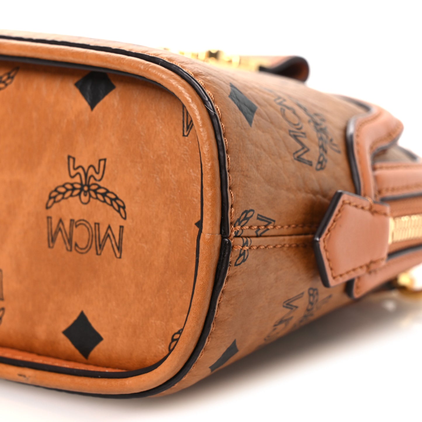 Visetos Mini Anna Crossbody Bag Cognac