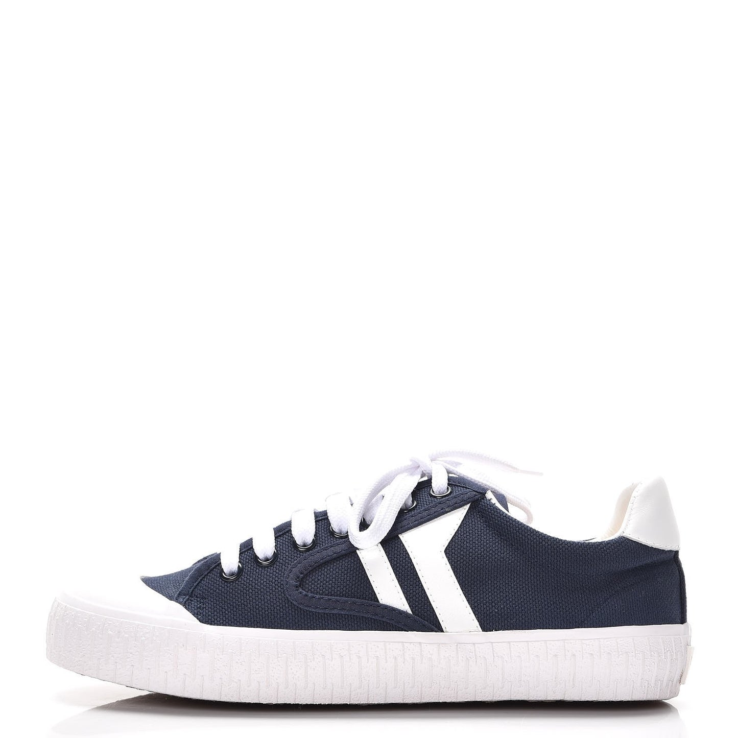 Canvas Plimsole Sneakers 37 Navy White