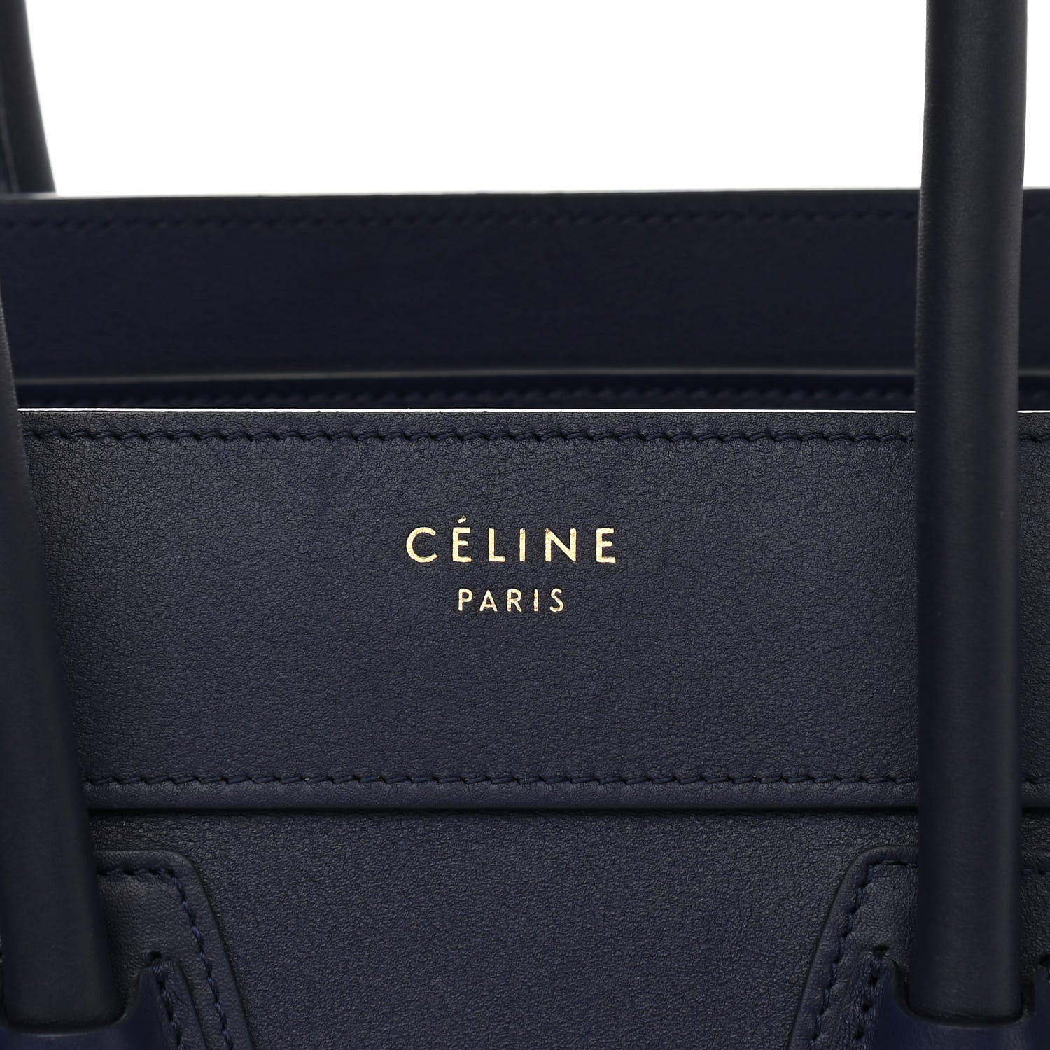 Celine Smooth Calfskin Micro Luggage Ink 9 of 10