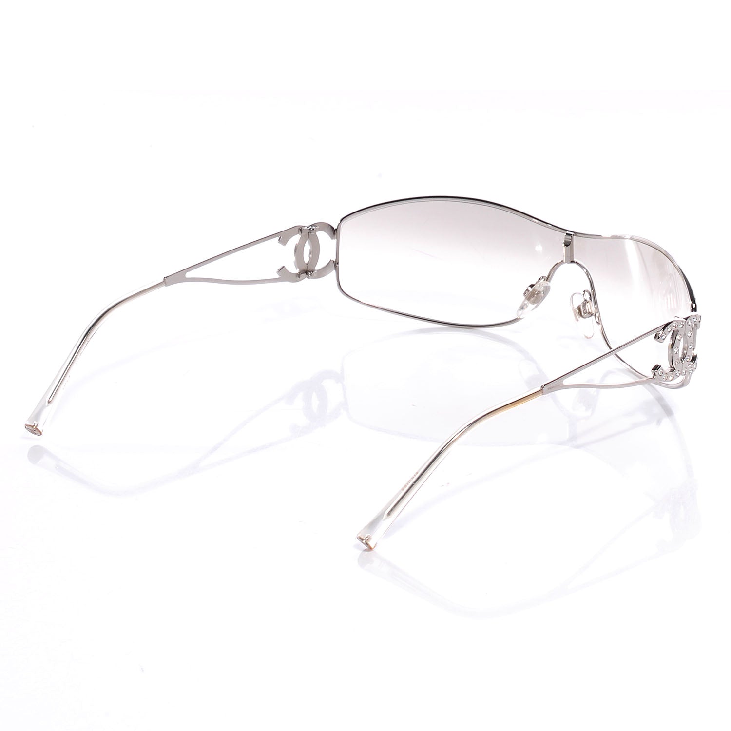 Chanel Crystal CC Logo Sunglasses 4073-B 2 of 5
