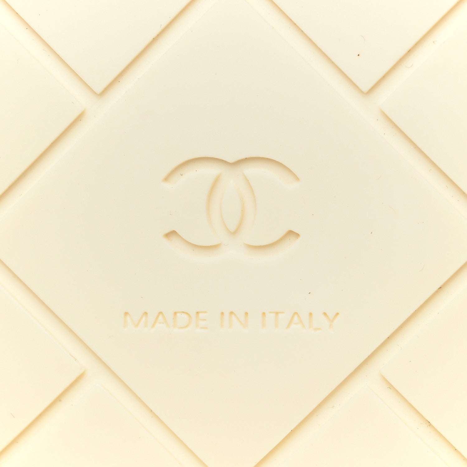 Chanel Lambskin Quilted CC Loafers 38 White Black 6 of 12