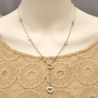 Tiffany Sterling Silver Heart Lariat Necklace 2 of 5