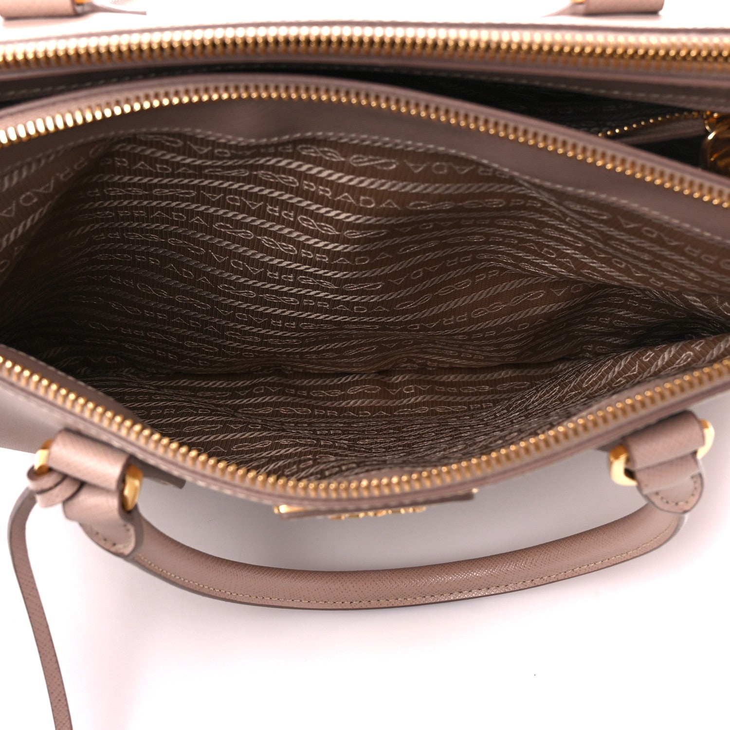 Prada Saffiano Medium Galleria Double Zip Tote Cammeo 6 of 12