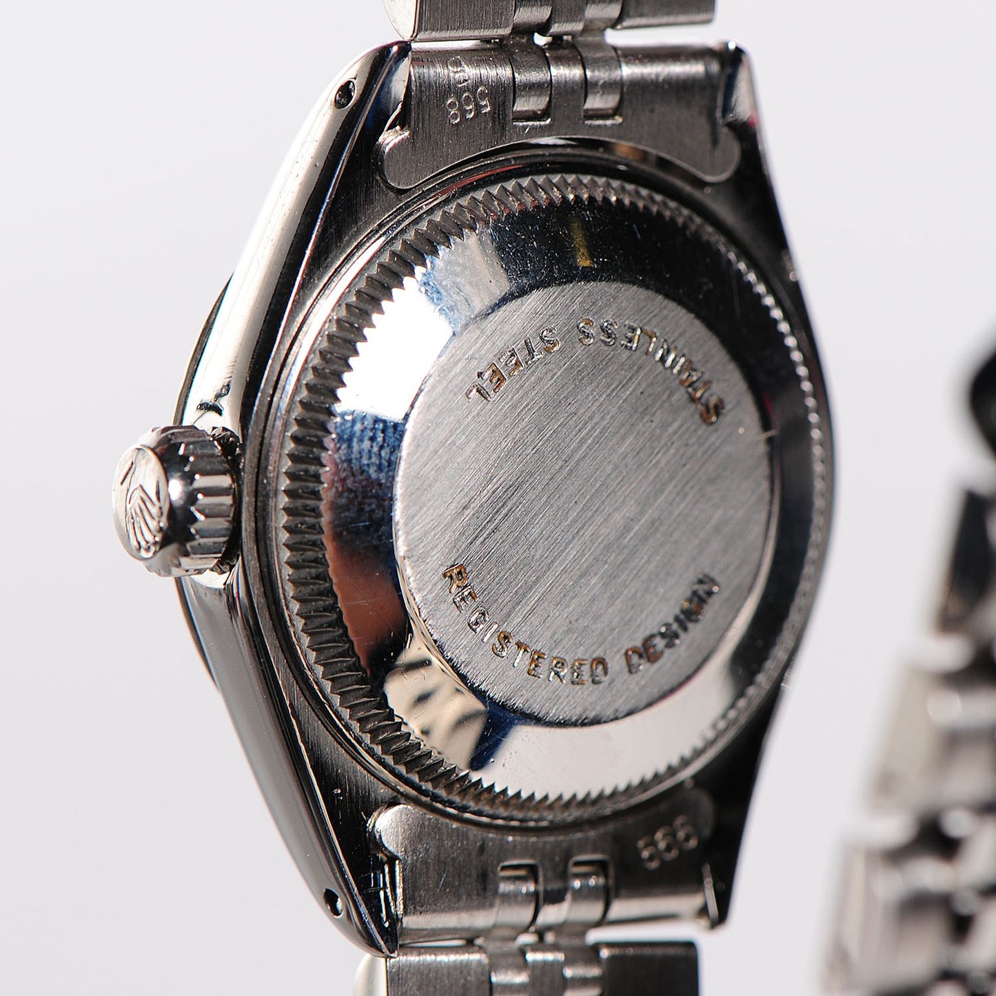 Stainless Steel 26mm Oyster Perpetual Date Watch White Roman 6916