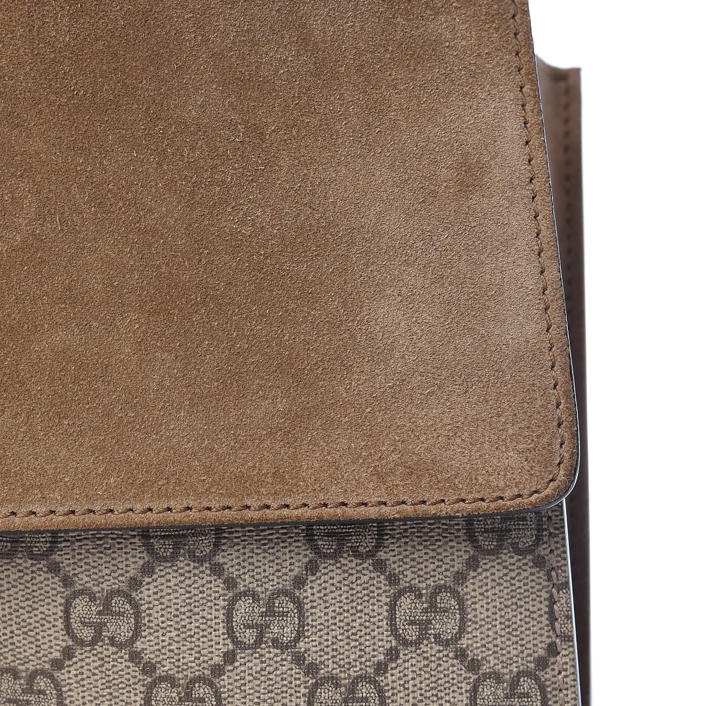 GG Supreme Monogram Medium Dionysus Shoulder Bag Taupe
