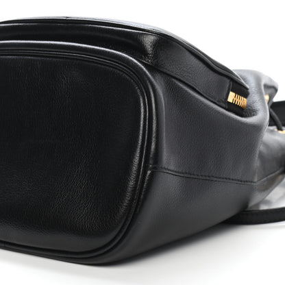 Prada Vitello Daino Drawstring Bucket Black 7 of 7