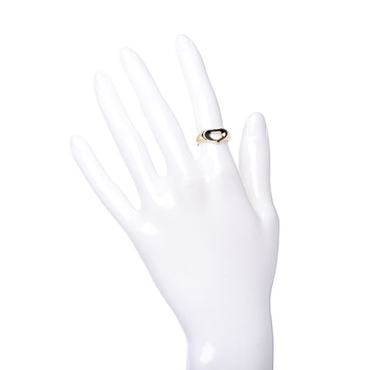 Tiffany 18K Yellow Gold Elsa Peretti Open Heart Ring 49 4.75 2 of 5