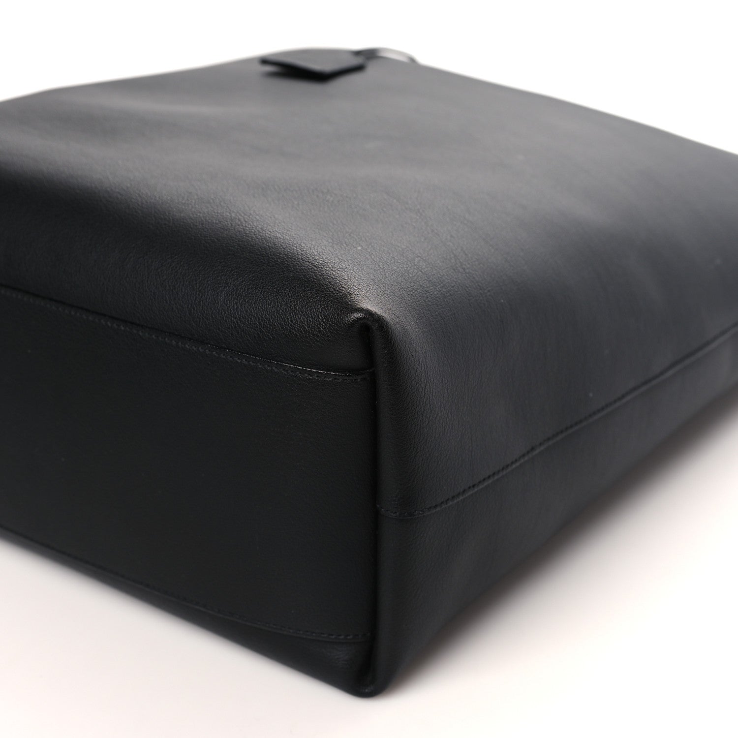 Saint Laurent Calfskin Medium Shopping Tote Black 10 of 11