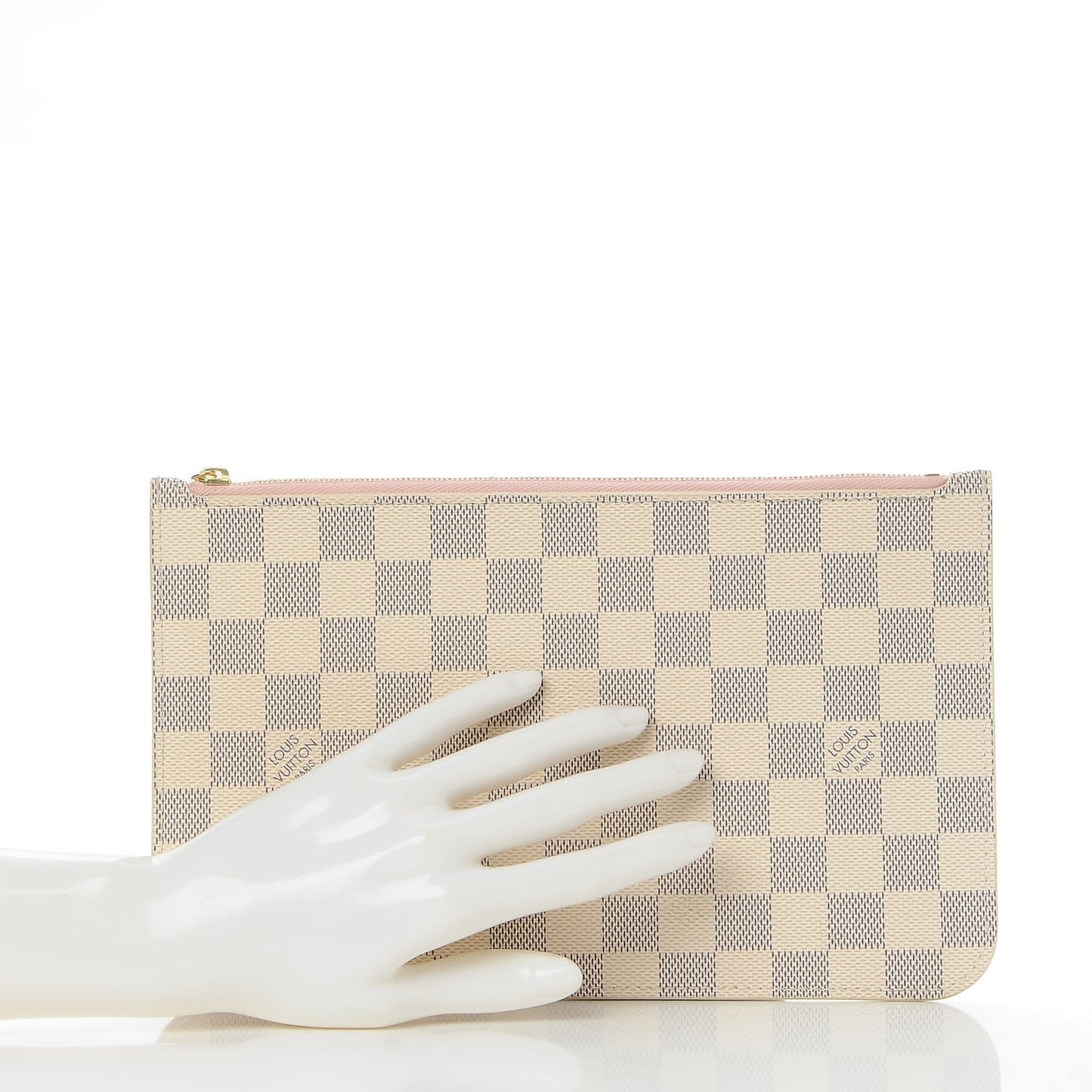 Damier Azur Neverfull MM GM Pochette Rose Ballerine