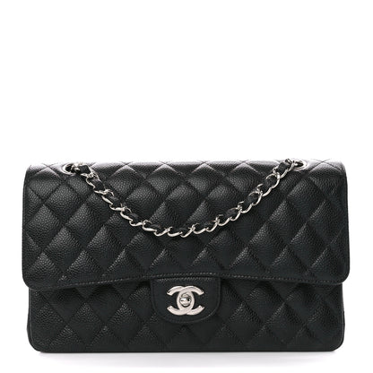 Chanel Caviar Quilted Medium Double Flap Black 1 of 11