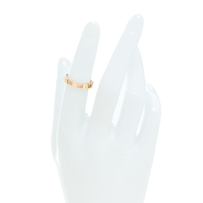 Tiffany 18K Rose Gold Diamond Atlas Pierced Ring 50 5.25 2 of 5
