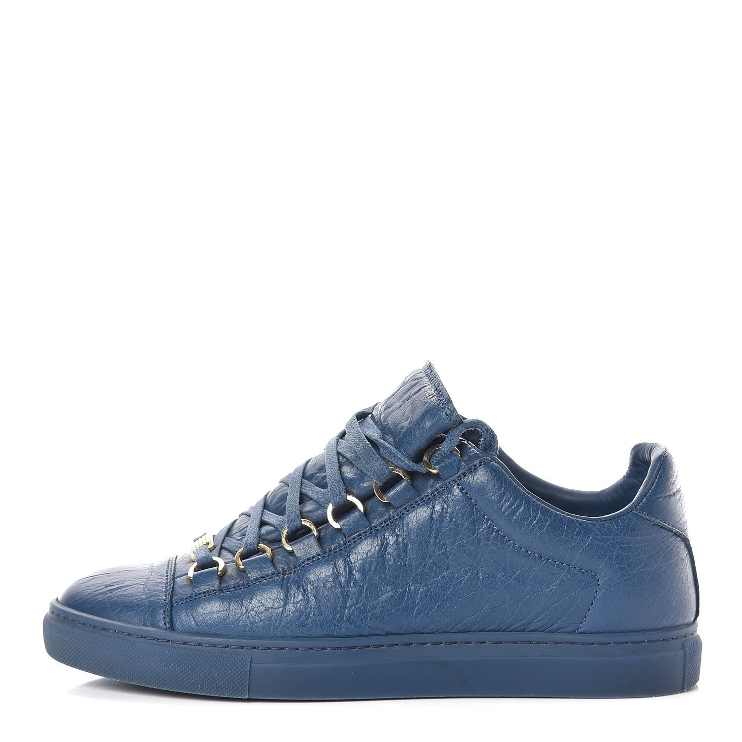 Balenciaga Chevre Hamilton Womens Low Top Sneakers 37 Bleu Profond 1 of 9