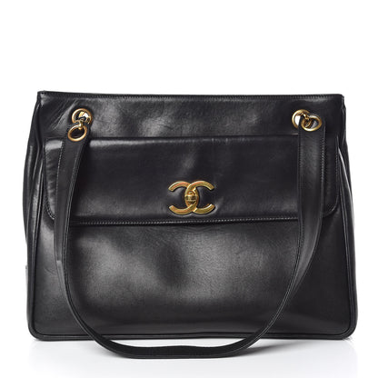Chanel Lambskin CC Shoulder Bag Black 1 of 21