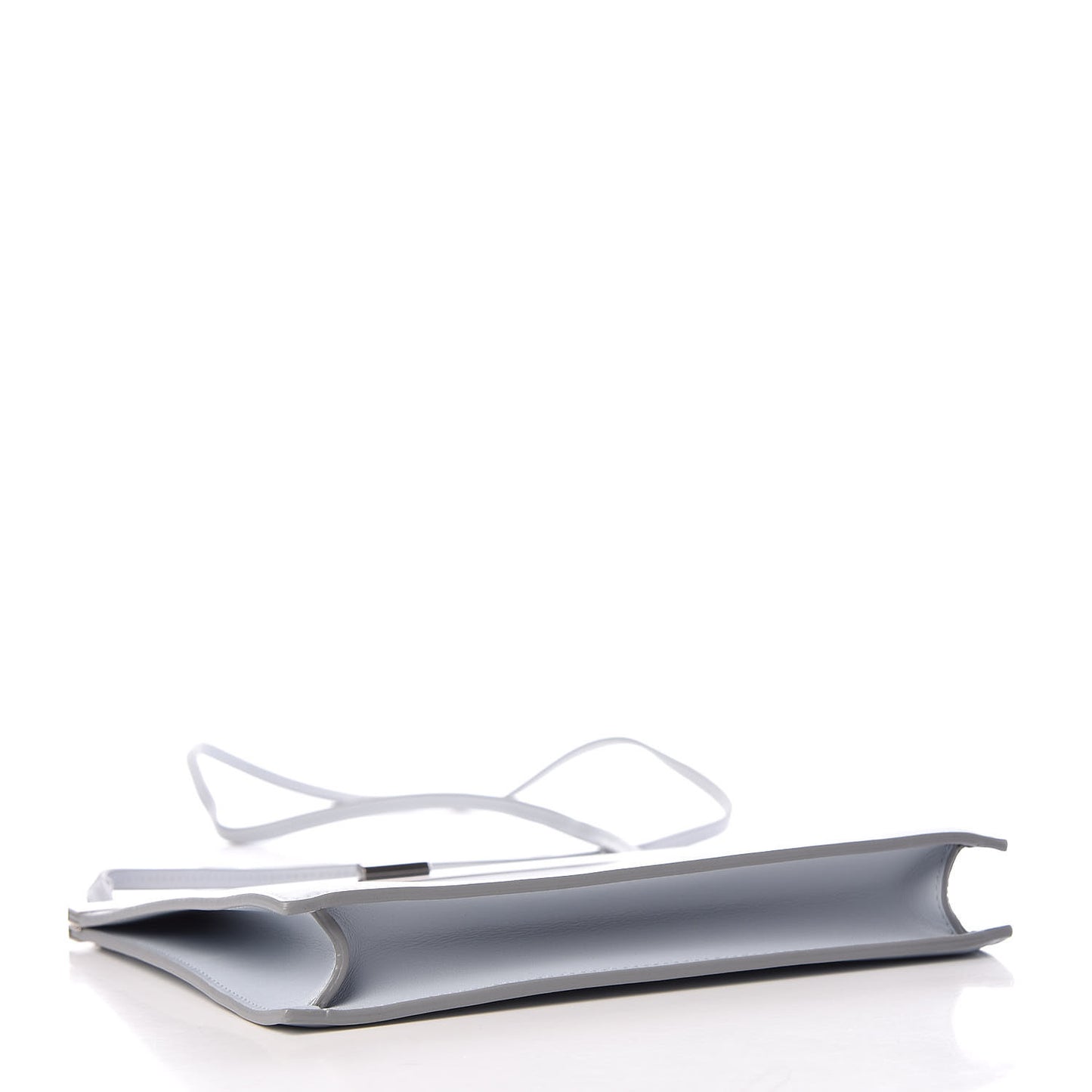 Smooth Calfskin Mini Clasp Bag Frost