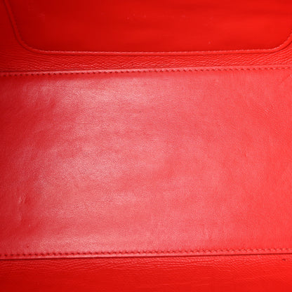 Christian Louboutin Crocodile Embossed Calfskin Spiked Small Cabarock Shopper Tote Red 5 of 10