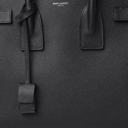 Saint Laurent Grained Calfskin Small Sac De Jour Black 8 of 10