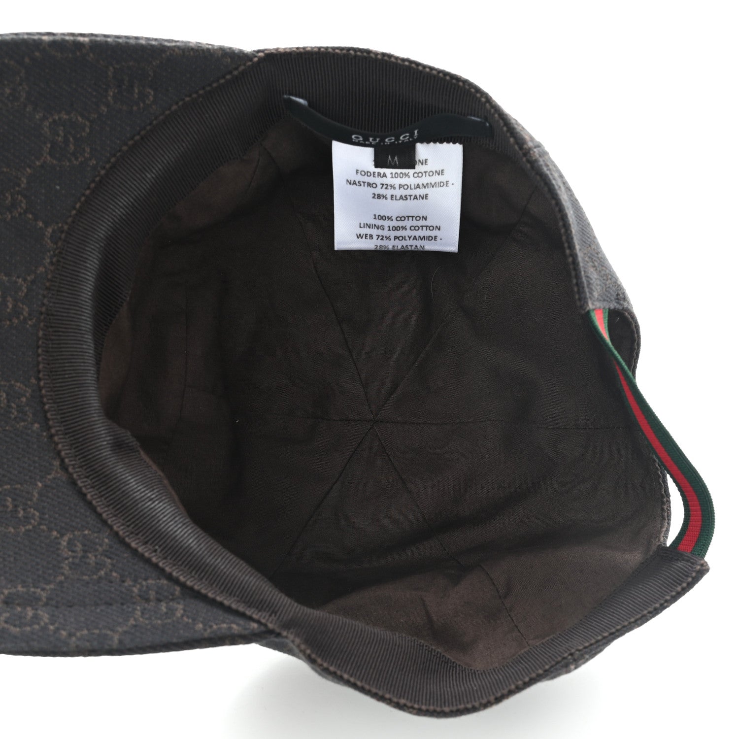Gucci Monogram Web Baseball Hat M Brown 7 of 8