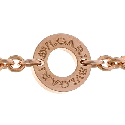 Bulgari 18K Rose Gold White Ceramic Diamond B.Zero1 Pendant Necklace 5 of 6