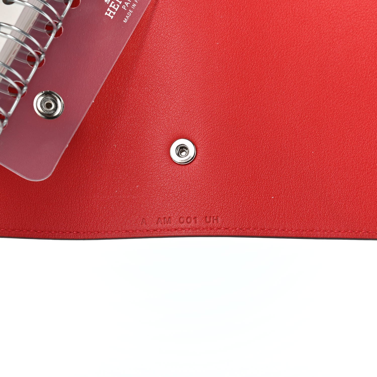 Hermes Swift Ulysse Notebook Cover PM Feu 7 of 7