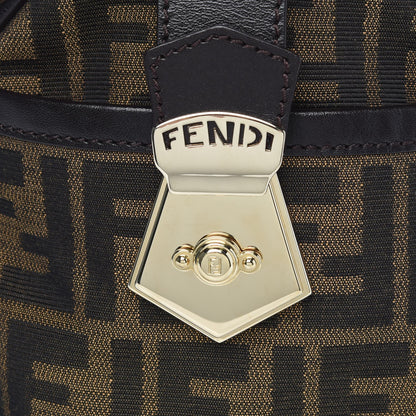 Fendi Zucca Cuoio Lucido Medium Chef Boston Tobacco Moro 8 of 8
