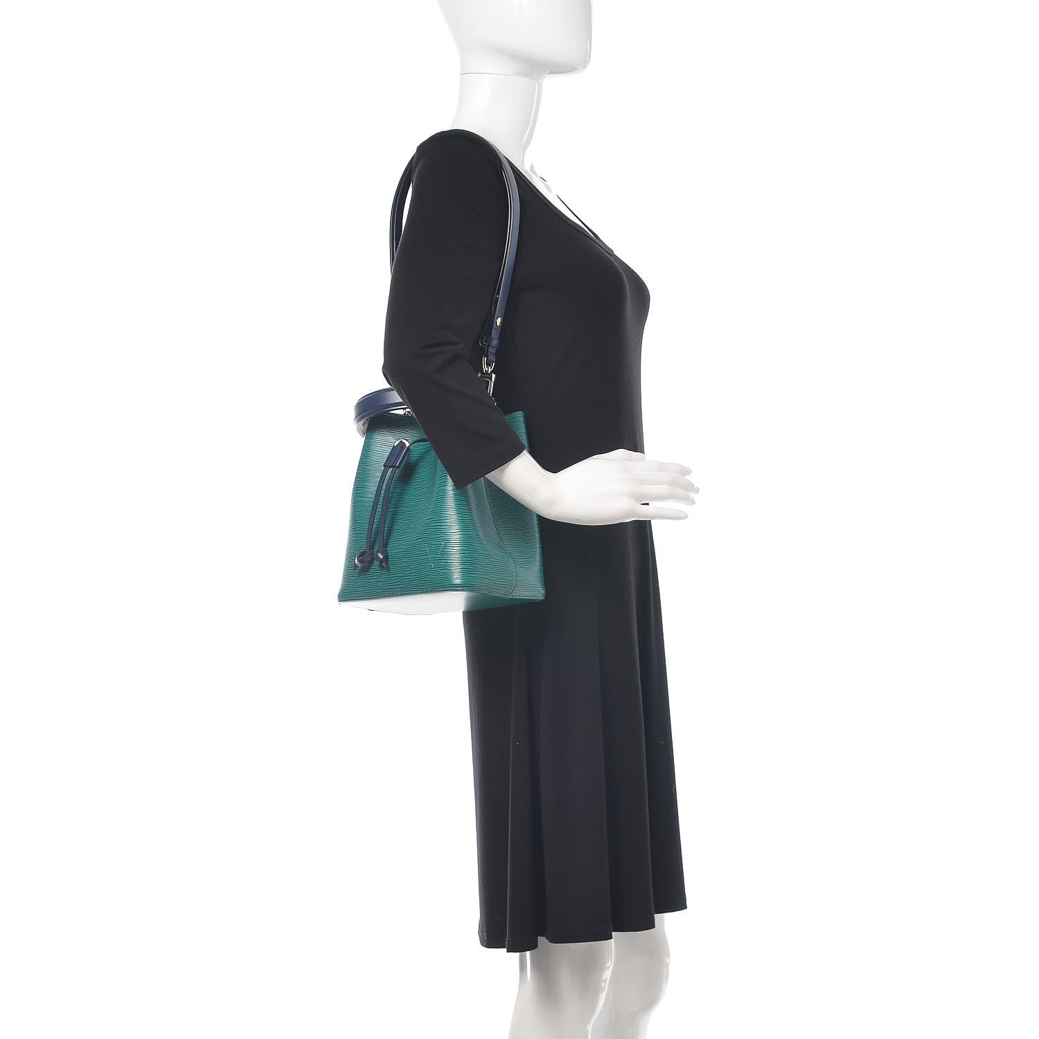 Louis Vuitton Epi Neonoe BB Emerald Green Indigo 2 of 11
