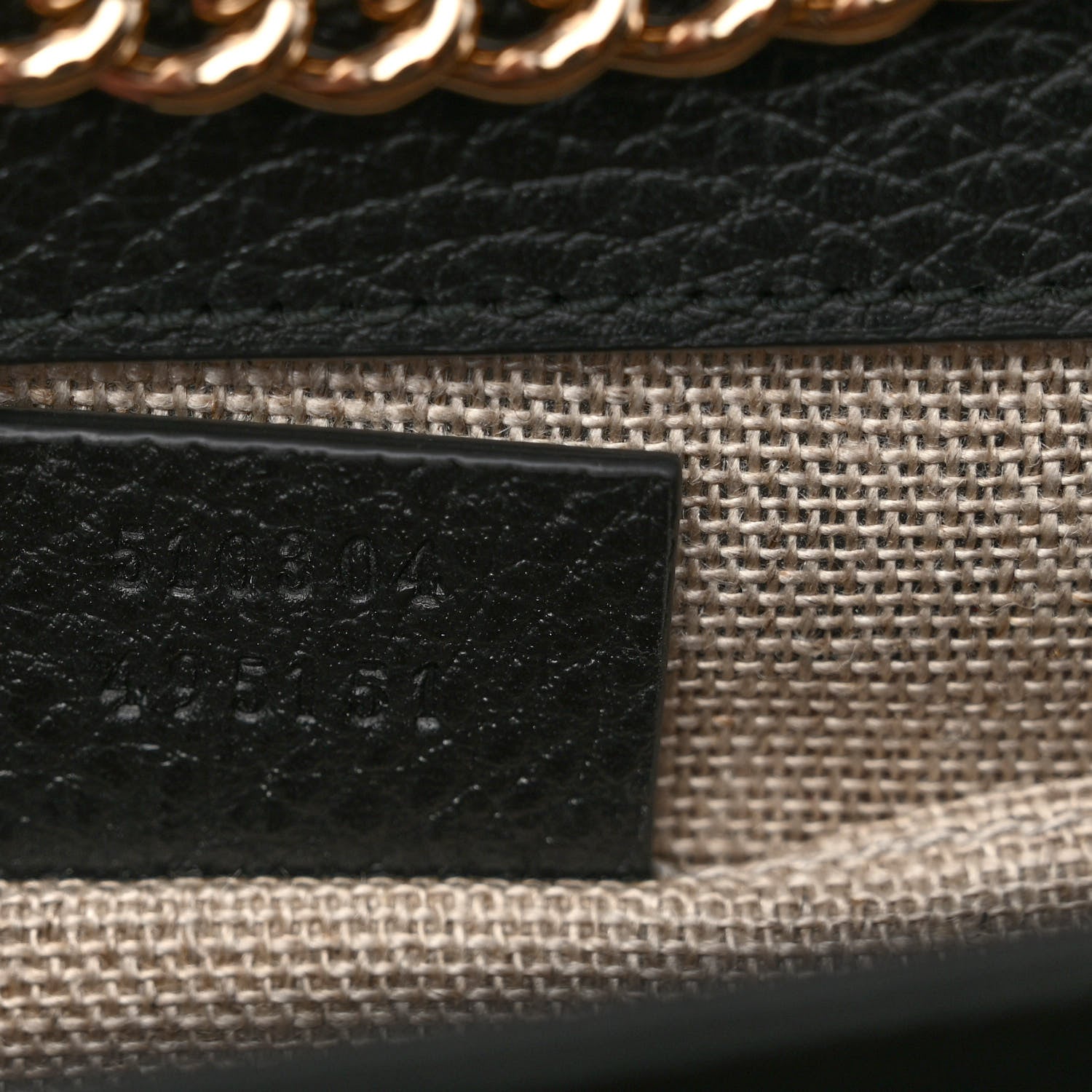 Gucci Dollar Calfskin Small Interlocking G Shoulder Bag Black 7 of 10