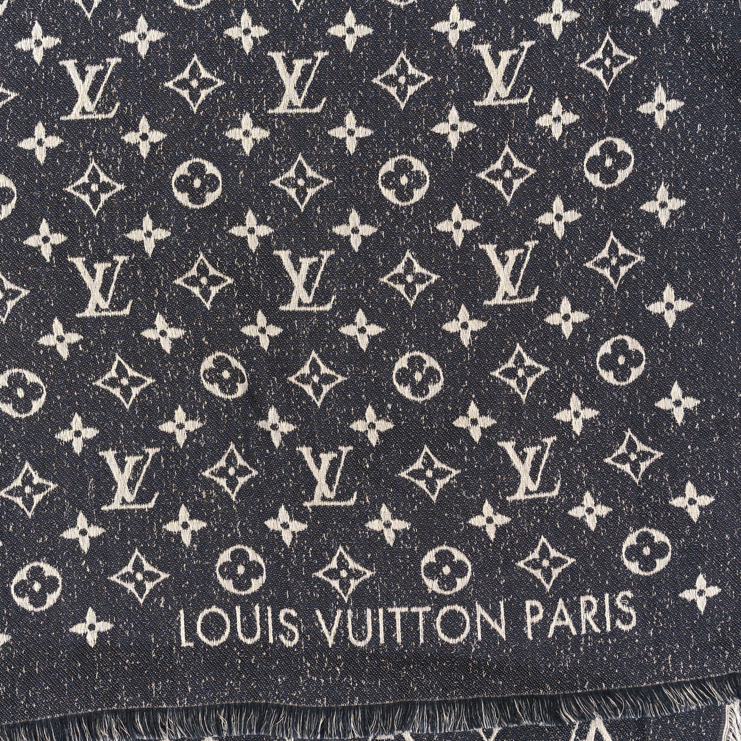 Cotton Wool Silk My Daily Denim Shawl Blue
