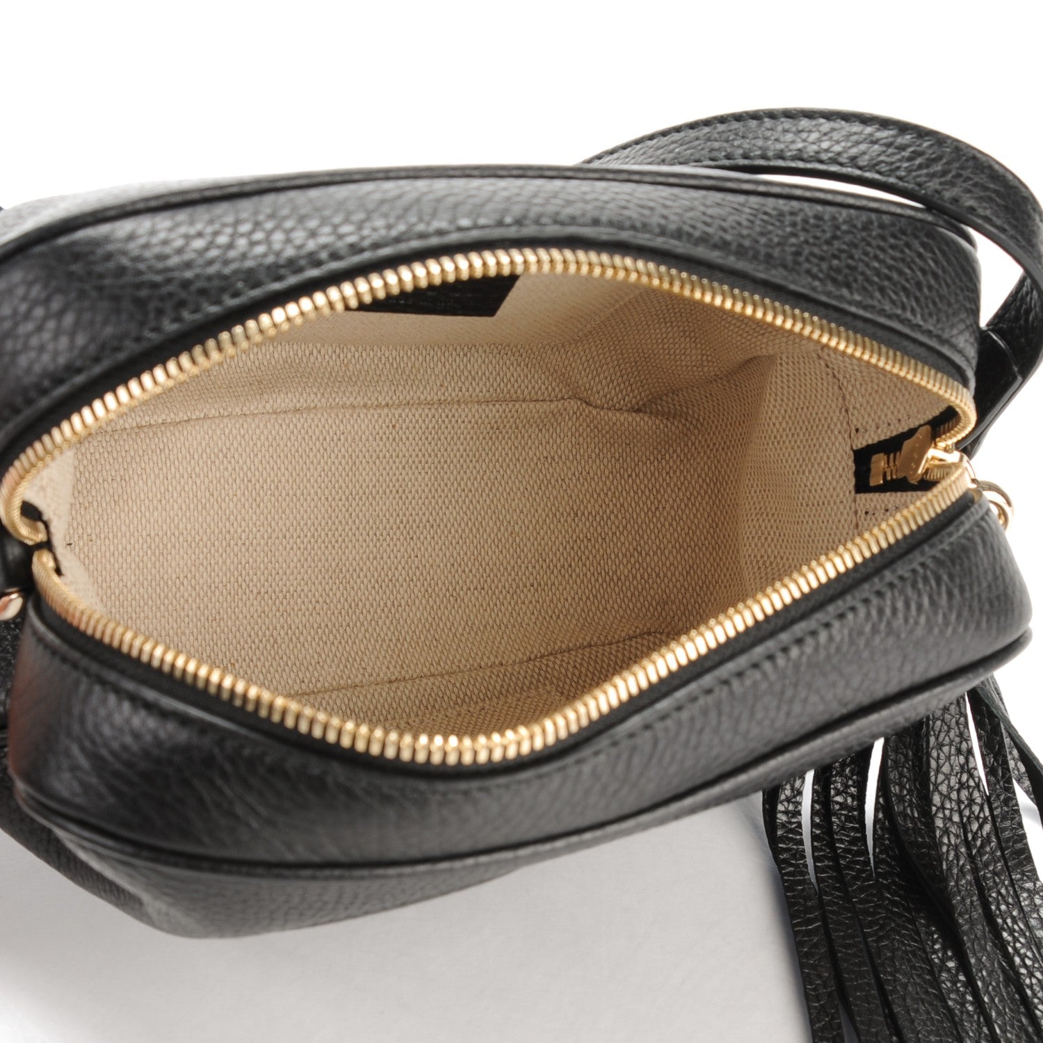 Gucci Pebbled Calfskin Small Soho Disco Bag Black 5 of 7