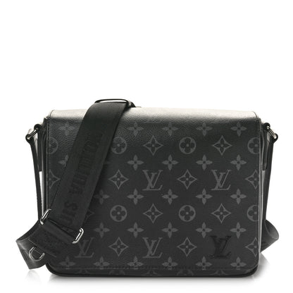 Louis Vuitton Monogram Eclipse District PM Black 1 of 9