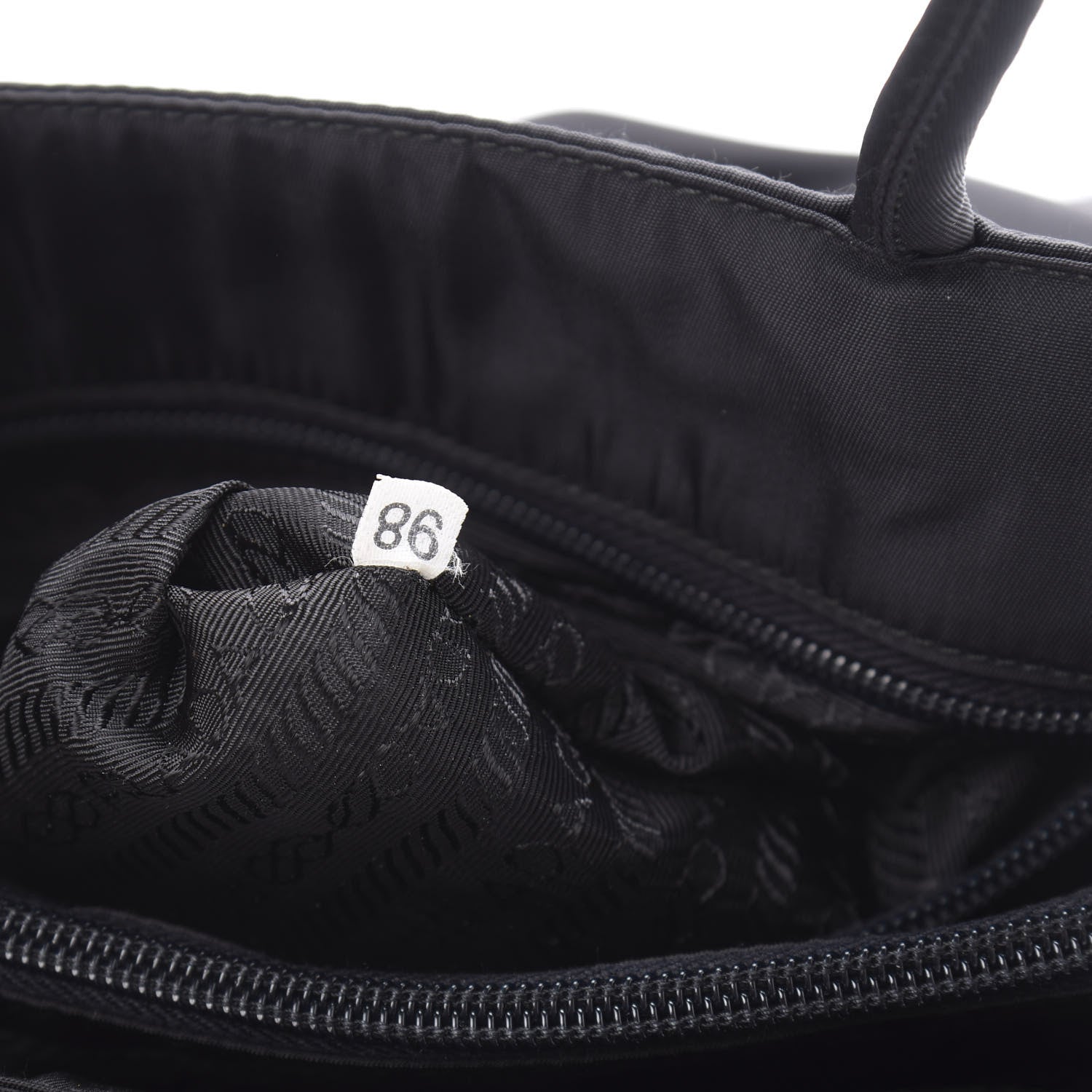 Prada Tessuto Nylon Tote Black 7 of 10