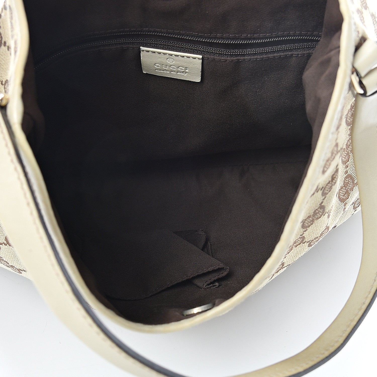Gucci Monogram Medium New Britt Hobo Off White 4 of 12
