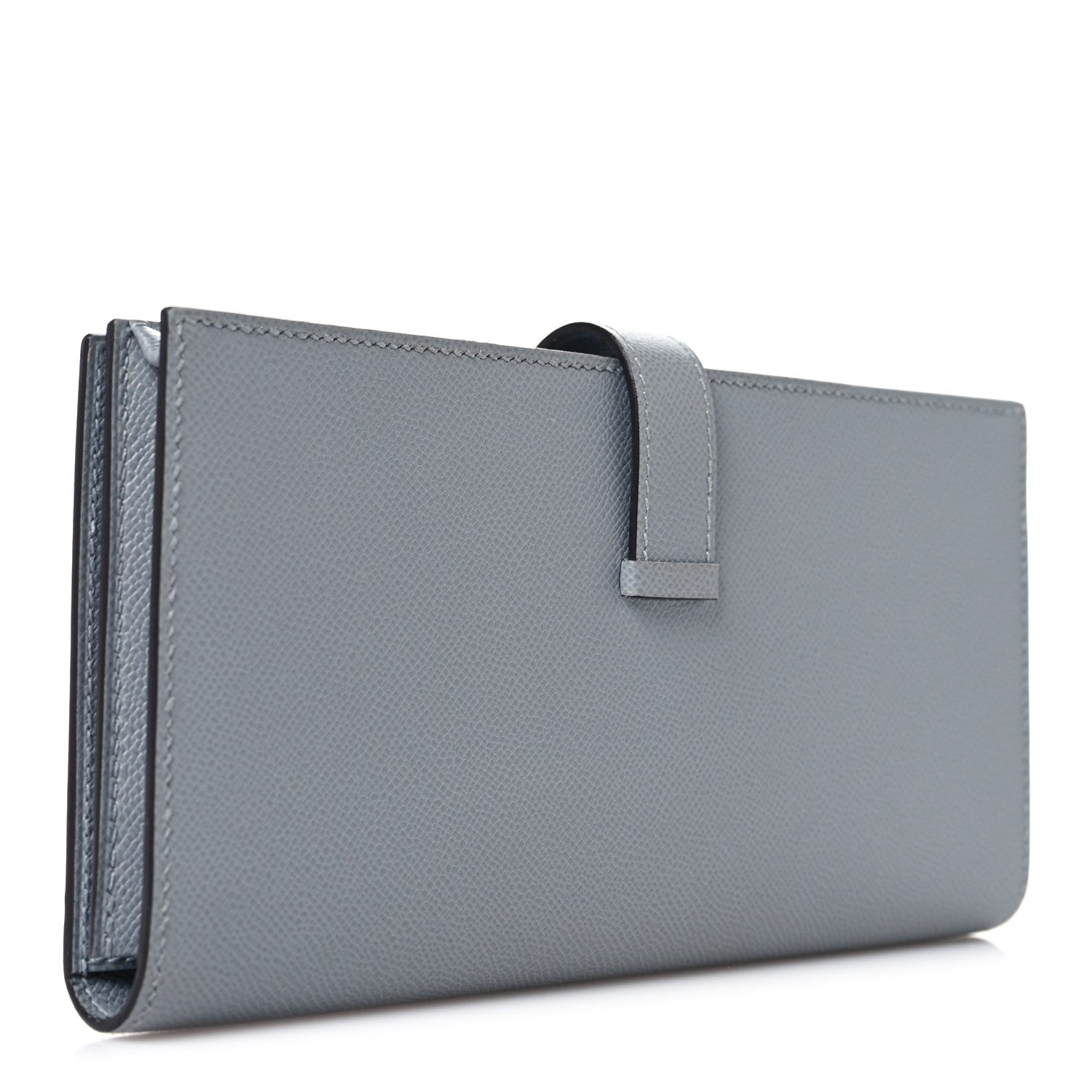 Hermes Epsom Bearn Gusset Wallet Gris Pantin 3 of 8