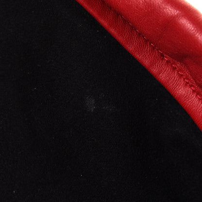 Saint Laurent Lambskin Teddy Drawstring Bag Eros Red 13 of 15