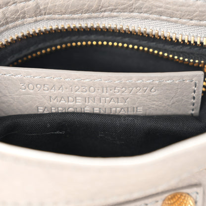 Balenciaga Agneau Giant 12 Gold Hardware Mini City Gris Pyrite 7 of 12