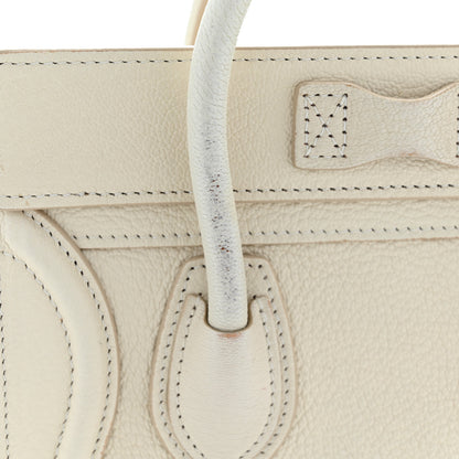 Celine Goatskin Nano Luggage White 13 of 13