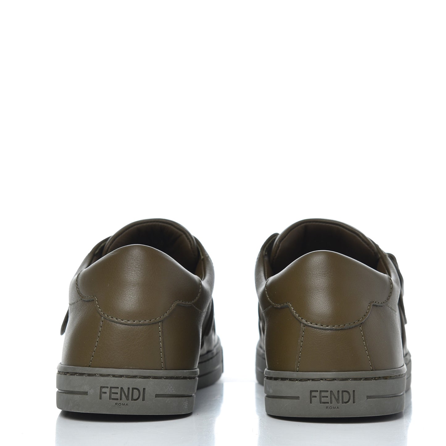 Vitello FF Embossed Womens Slip On Sneakers 37 Wood