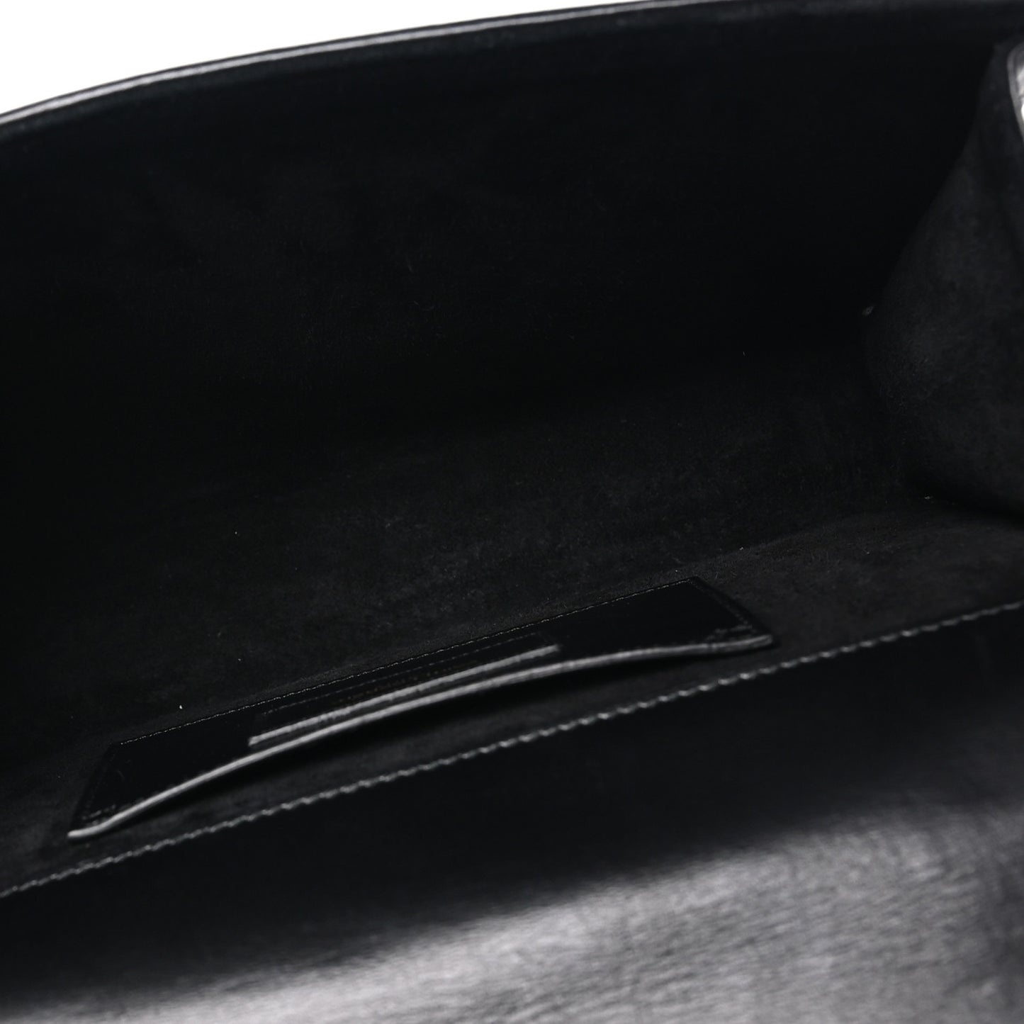 Smooth Calfskin Medium Classic Monogram Kate Tassel Satchel Black