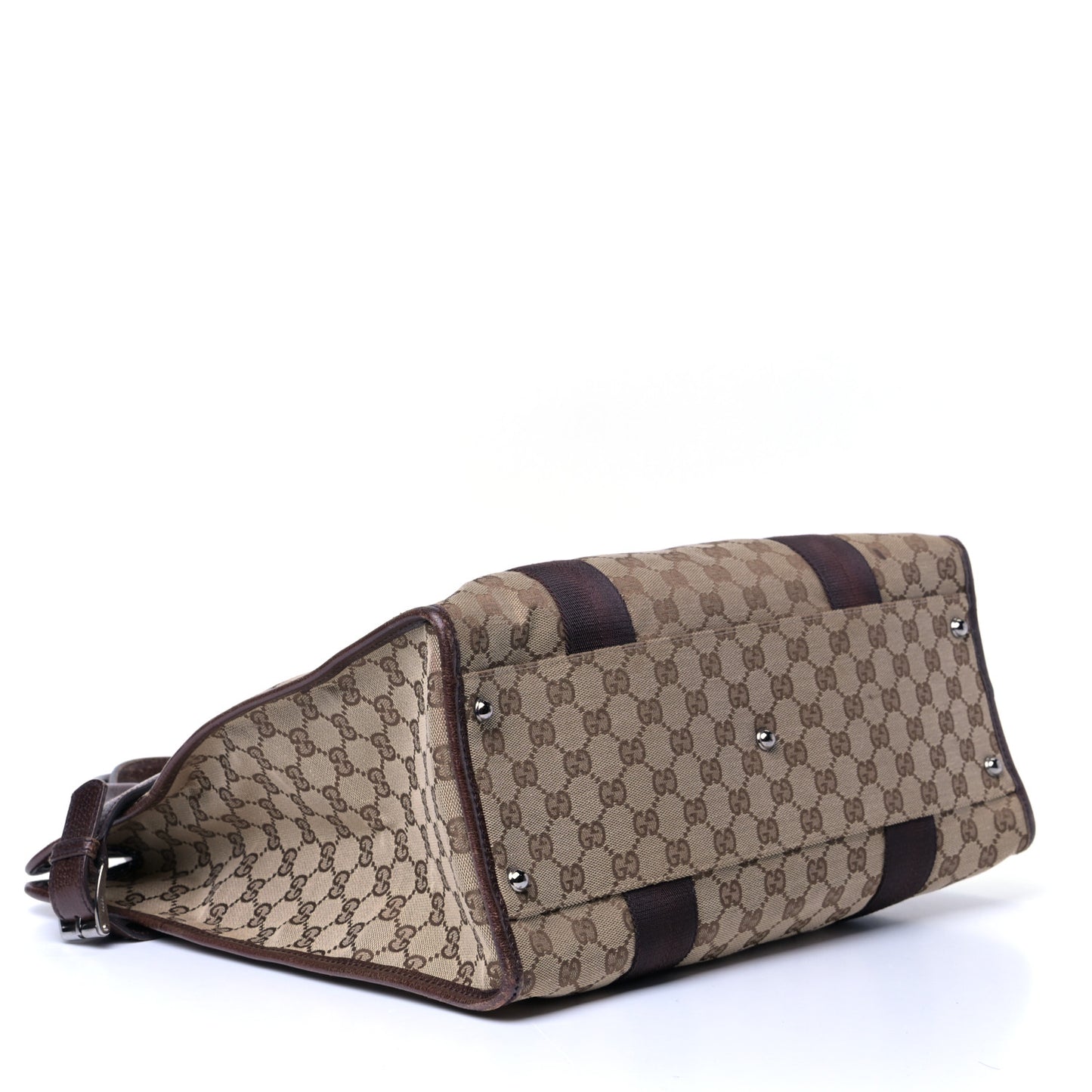 Monogram Vertical Tote Dark Brown
