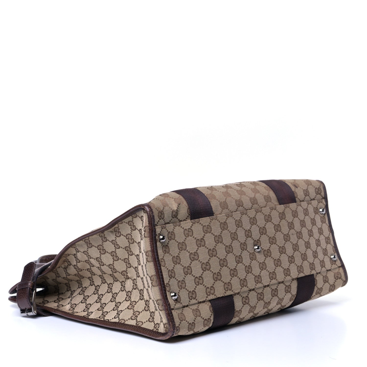 Gucci Monogram Vertical Tote Dark Brown 3 of 9