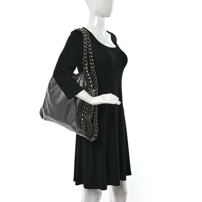 Stella McCartney Studded Eco Suede Falabella Tote Black 2 of 10