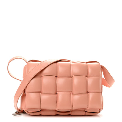 Bottega Veneta Nappa Maxi Intrecciato Padded Cassette Crossbody Bag Peachy 1 of 13