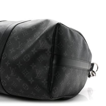 Louis Vuitton Monogram Eclipse Keepall Bandouliere 45 8 of 8