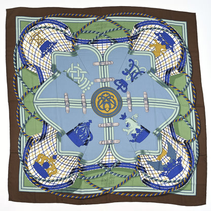 Hermes Cashmere Silk Grande Tenue Shawl 140 1 of 4