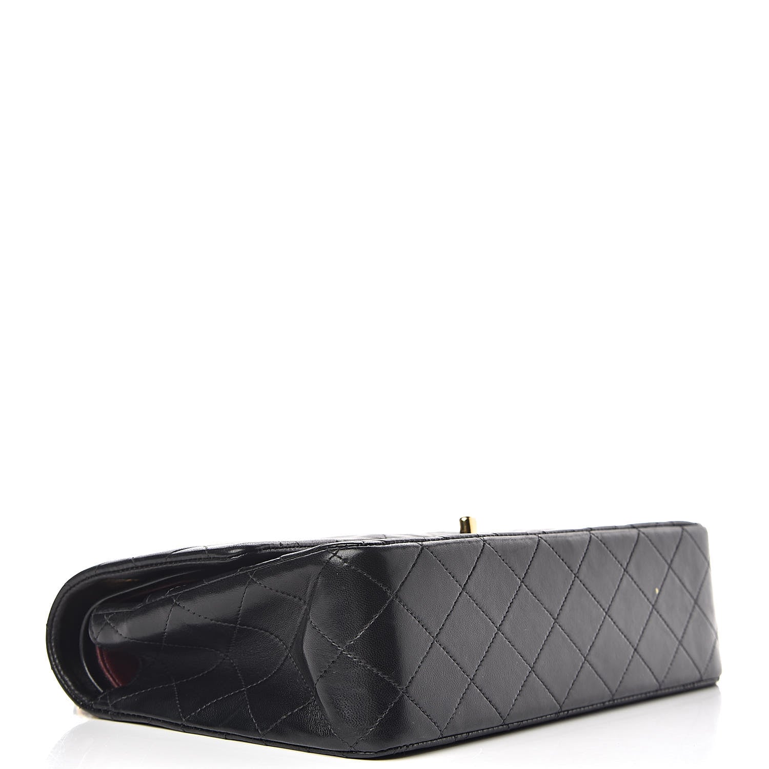 Chanel Lambskin Quilted Medium Double Flap Black 5 of 13