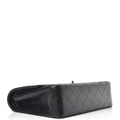 Chanel Lambskin Quilted Medium Double Flap Black 5 of 13
