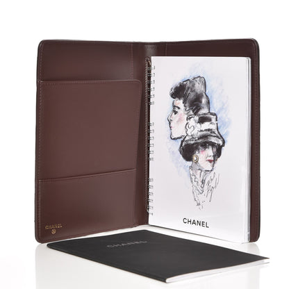 Chanel Lambskin Quilted Large Agenda Cover Black 5 of 8
