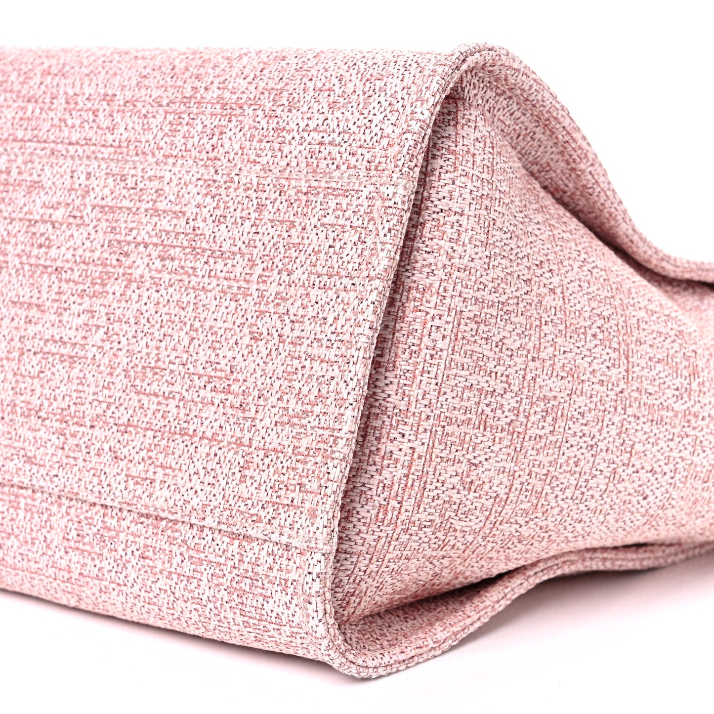 Lurex Boucle Deauville Medium Tote Pink