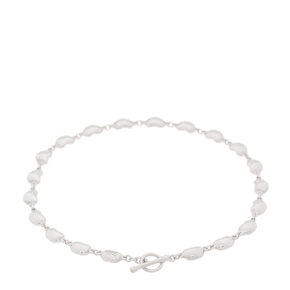Tiffany Sterling Silver 4mm Elsa Peretti Bean Bracelet 3 of 5