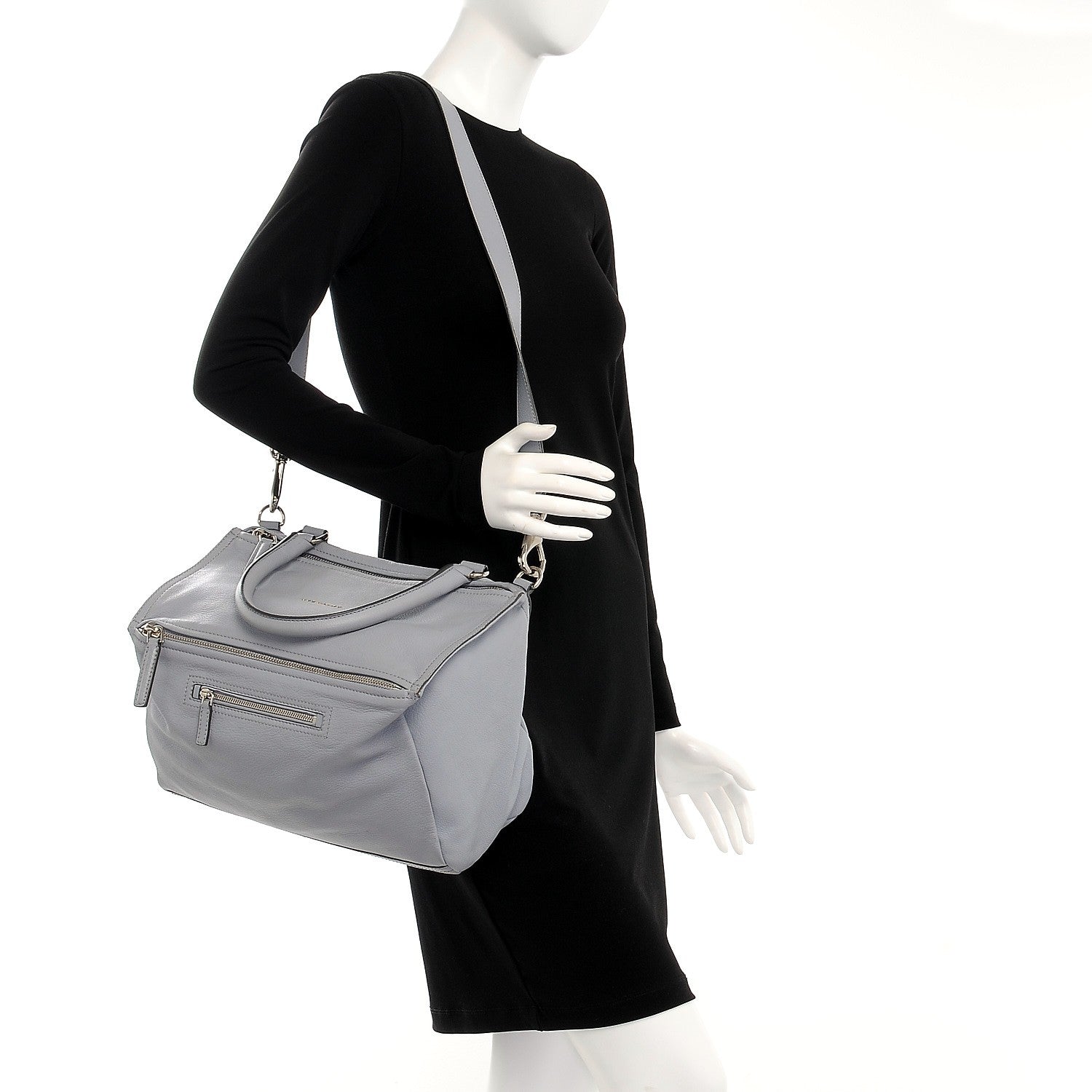 Givenchy Sugar Goatskin Medium Pandora Pearl Grey 2 of 14